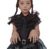 Disfraz Vestido Merlina Fiesta Negro Locos Adams Disfraces Premium