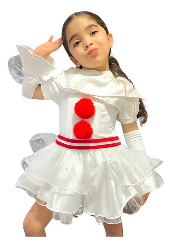 D_676636-MCO93963915599_102025-O.jpg Disfraz Niña Pennywase Payasa It Cosplay Mundocute Alta Calidad