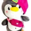Peluche Pingüino Hiphop 22cm - Divertido Y Estilizado Negro