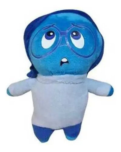 Peluche Tristeza Intensamente 24cm - Personaje De Pixar Azul