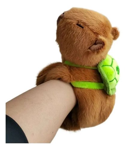 Manilla Capibara Peluche Alta Calidad Suavecito Café