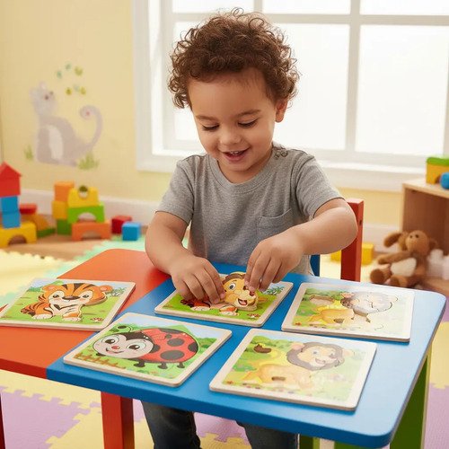 D_679398-MCO91439887790_092025-O.jpg Promo 3 Rompecabezas 3d Montessori Animales