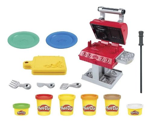 Play Doh Cocinaparrilla Plastilina Moldeable Barbacoa Carnes