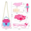 Bolso Iluminoso Accesorios Set De Belleza Para Niña Juguete