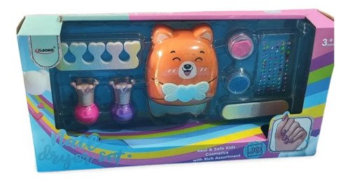 D_680785-MCO81171977947_122024-O.jpg Set Uñas Para Niñas Con Secador Real Kit Manicure Juguetes