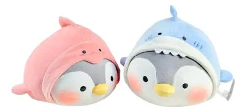 Peluche Pinguino Masmelo 30cm | Suave, Adorable Y Perfecto Blanco