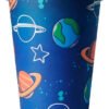 Set Fiesta Astronauta Espacio Kit Infantil  Niño Niña  Naranja
