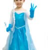 Disfraz Niña Elsa Frozen Completo Trenza Y Guantes Disfraces