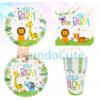 D_682852-MCO45528043177_042021-O.jpg Kit De Fiesta Animales Selva Niños Bebés Cumpleaños