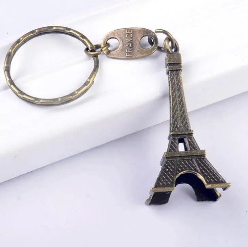 Llaveros Torre Eiffel Docena Metal 12 Unidades