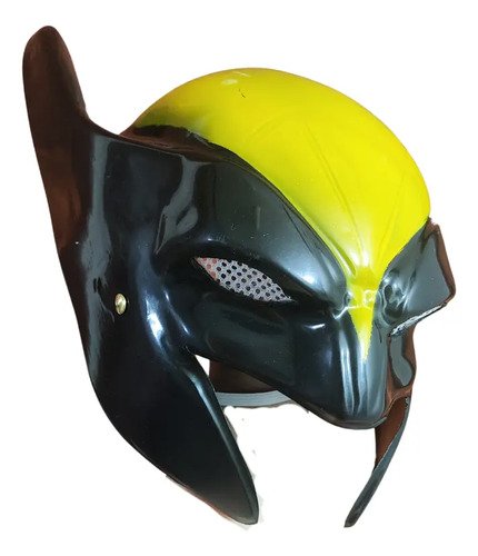 Máscara De Wolverine  Diseño Épico Para Cosplay Amarillo Unica