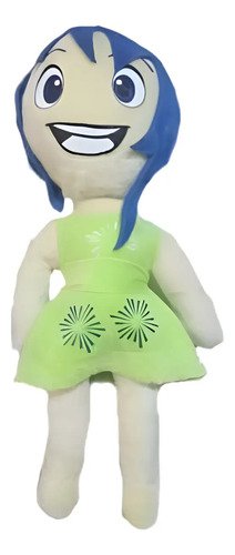 Peluche Alegría Intensamente 24cm -  Personaje De Pixar Verde Lima