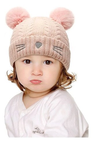 D_685695-MCO69300062075_052023-O.jpg Gorro Lana Para Bebé Protección Invierno Niños Gorros Frío