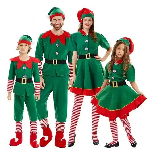 D_685832-MCO80453980840_112024-O.jpg Disfraz De Elfo Duende Navideño Para Niño Disfraces Duende Navidad - ¡llena De Magia La Navidad!
