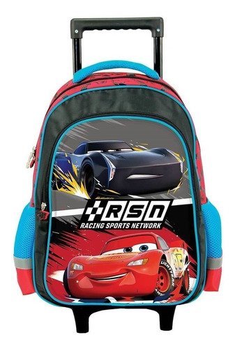 D_686097-MCO40485893783_012020-O.jpg Combo Cars Morral Ruedas + Lonchera + Accesorios Original Rojo Poliéster