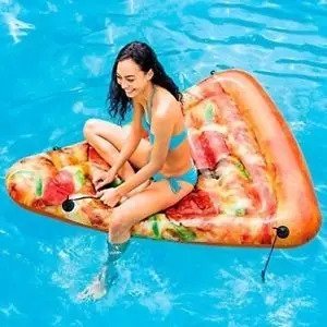 D_686980-MCO29228761738_012019-O.jpg Flotador Pizza Inflable Adultos Vacaciones Juego Piscina