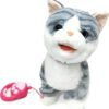 Gato Interactivo Que Camina Y Repite: Mascota De Peluche