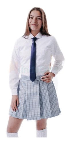 Corbata Colegio Azul, Negra, Gris, Verde Y Rojo Uniforme