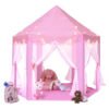 Carpa Castillo Velo Rosado Niña Juguete Princesa Casita Rosa