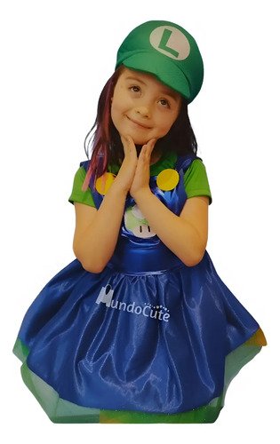 Disfraz Luigi O Mario Niña Disfraces Mario Bros Traje Niñas