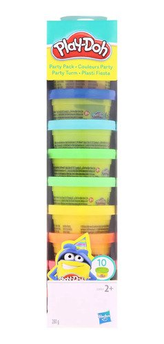 D_688512-MCO52821670732_122022-O.jpg Kit Plastilina Play-doh Fiesta 10 Mini Tubos Masa Moldeable