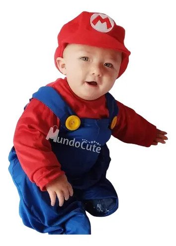 Disfraz Mario Bros Bebé Nintendo Disfraces Bebes Videojuegos
