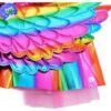 D_690378-MCO79697034406_102024-O.jpg Set Unicornio Niña Diadema Y Alas Disfraz Infantil Fiesta Cosplay Arcoíris Unica
