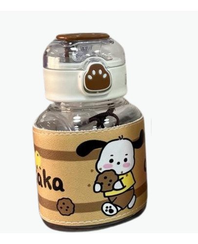 Botella Plastica Infantil Con Pitillo De 500ml