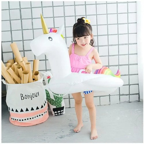 D_691611-MCO27051694735_032018-O.jpg Flotador Unicornio Inflable Para Niña Bebeoriginal Juguete P