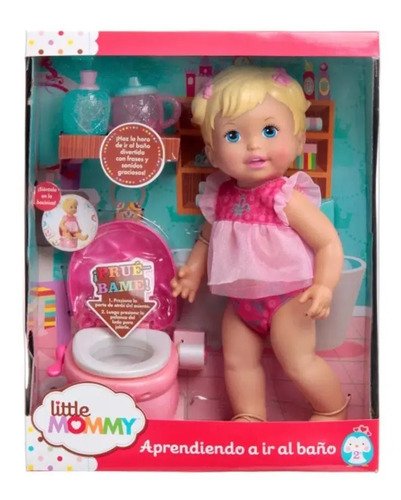 Muñeca Hace Popo Little Mommy Aprendiendo A Ir Al Baño