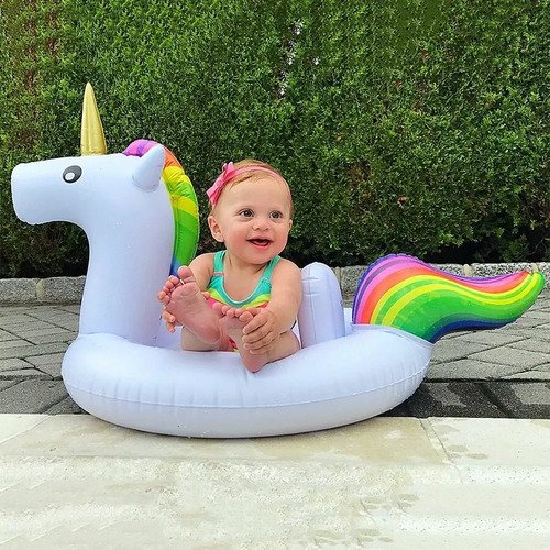 D_693635-MCO27051695713_032018-O.jpg Flotador Unicornio Inflable Para Niña Bebeoriginal Juguete P