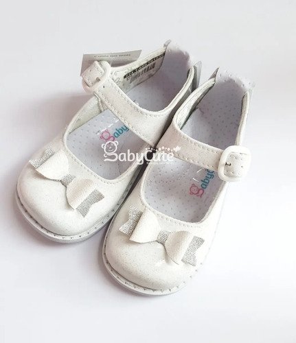 Zapatos No Tuerce Niña Blancos Caminadores Babycute Blanco 21