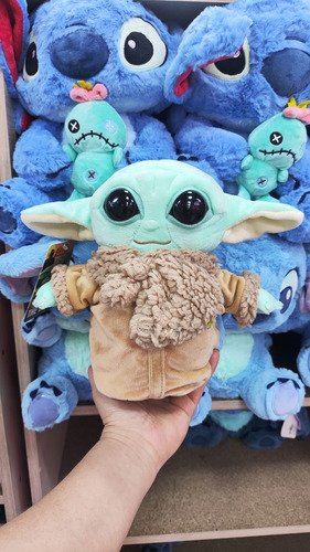 Peluche Baby Yoda 21cm Peluches Muñeco Din Grogu Star Wars Verde