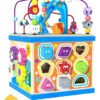 D_696554-MCO88420736750_072025-O.jpg Juguete Educativo 5 En 1 Cubo De Actividades Montessori Caqui