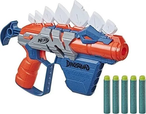Pistola Nerf  Dinisauro Dinosquad Escopeta Dinosaurio Roja
