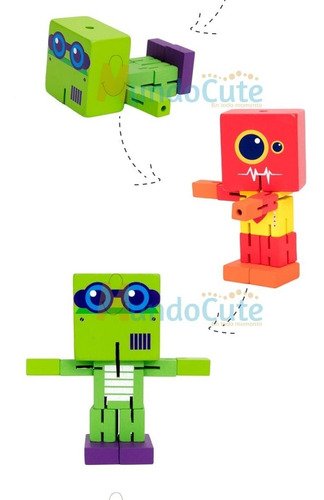 Mi Primer Robot Juguetes En Madera Montessori
