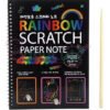 Libreta Mágica Cuaderno Artística Arcoiris Rainbow Scratch