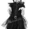 Disfraz Vestido Merlina Fiesta Negro Locos Adams Disfraces Premium