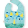 Babero Bebe Niño Antifluido Secado Rapido Facil Lavado Azul
