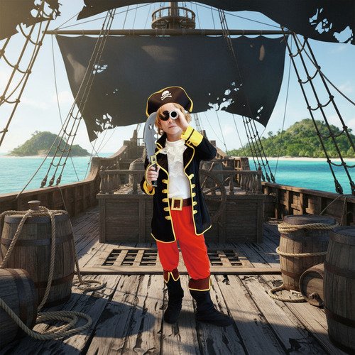 D_699079-MCO93249761890_092025-O.jpg Disfraz Pirata Niños Alta Calidad Disfraces