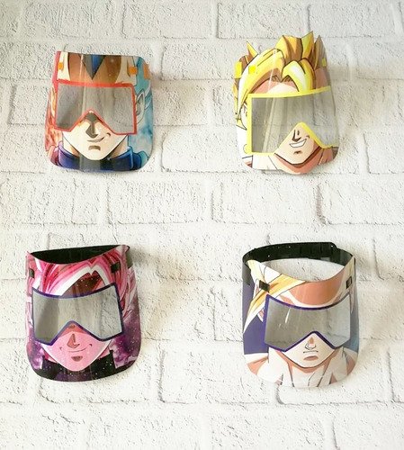 Caretas Protección Virus Para Niños Diseños Gafas Seguridad