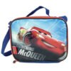 Morral Maleta Ruedas + Lonchera Cars Temporada Escolar  Rojo