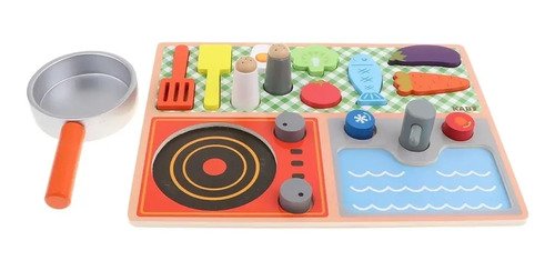D_702783-MCO40413088094_012020-O.jpg Juego Cocina En Madera Ecológica Juguete Montessori Roles Multicolor