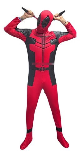 Disfraz Deadpool Adulto Hombre Traje Completo Excelente Calidad M Y L