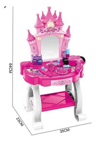 Set De Tocador En Forma De Castillo Y Silla