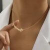 D_703887-MCO83948098381_042025-O.jpg Collar Mamá Elegante Colgante Corazón Mamá Regalo Madre Dorado