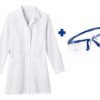 D_703944-MCO31354503817_072019-O.jpg Combo Adultos Bata Laboratorio + Gafas Seguridad Mundocute
