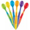Cucharas Plastica X4  Bebes Utiles Multicolor Libres De Bpa