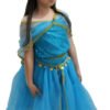 Disfraz Jazmín Aladdín Disfraces Niña Princesa Árabe - Vestido Con Detalles Dorados Y Azules Turquesa 10