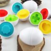 Juego De Huevos Didácticos Figuras Geométricas Cocina Niños
